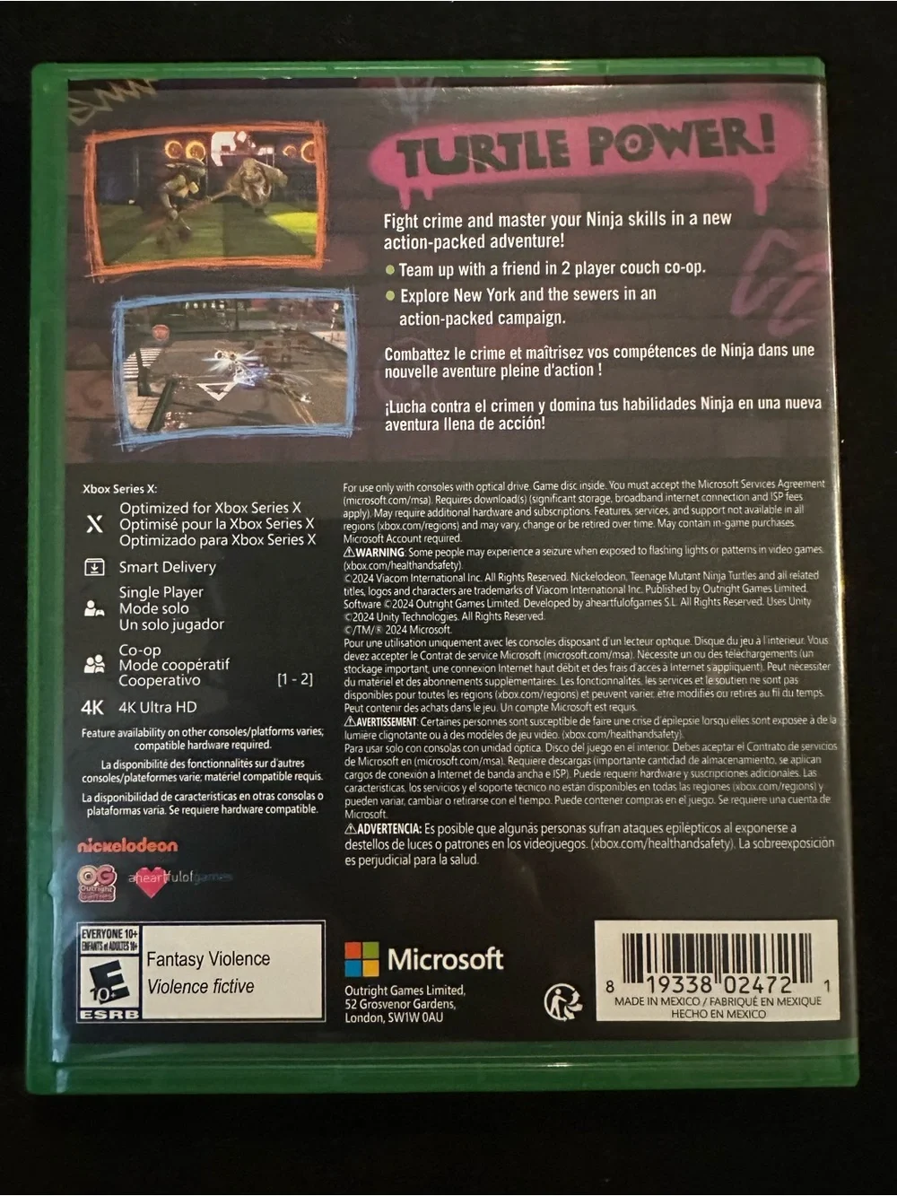 Teenage Mutant Ninja Turtles: Mutants Unleashed Xbox Series X Xbox One